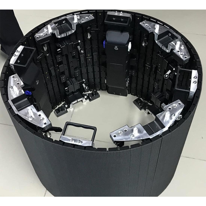 High Brightness Curved Flexible LED Rental Screen for Stages