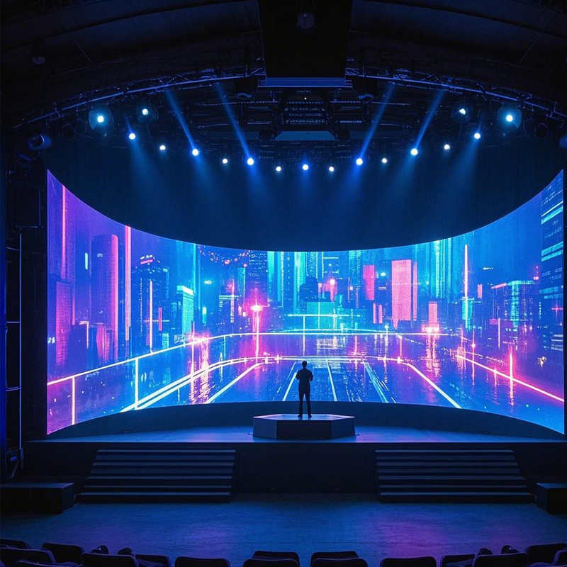 Seamless Flexible LED Rental Screen for Immersive Experiences