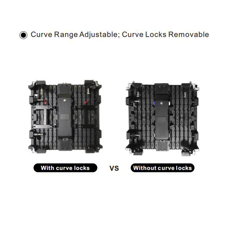 High Brightness Curved Flexible LED Rental Screen for Stages