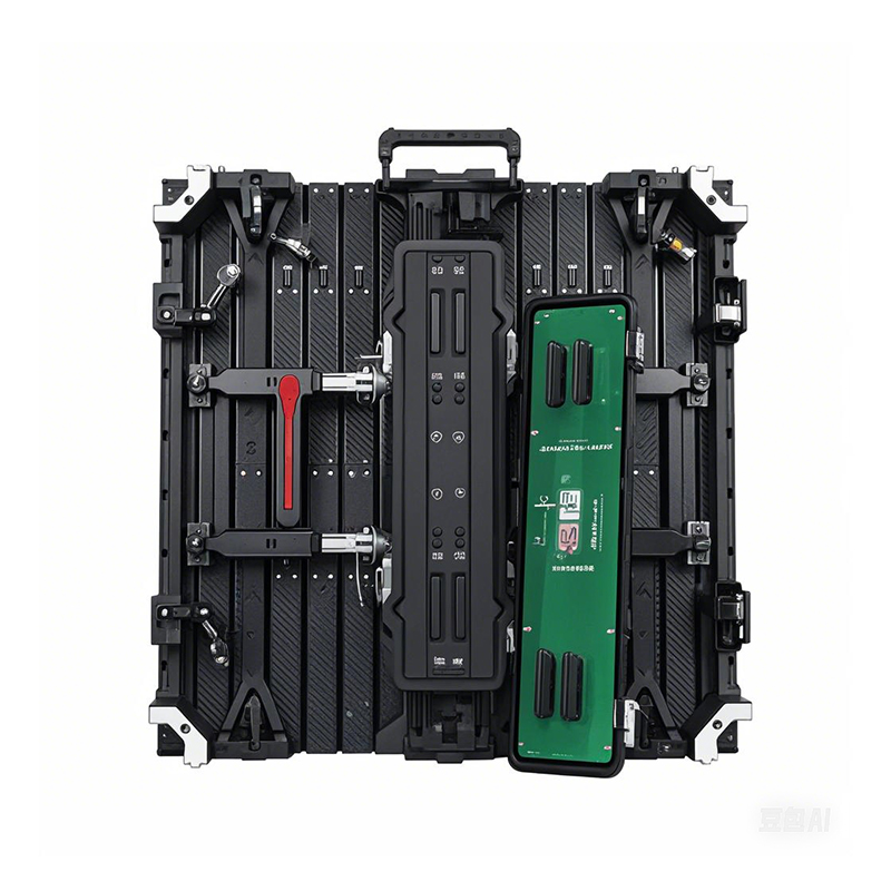 How can flexible rental LED display screens ensure consistent display effects through color correction technology?